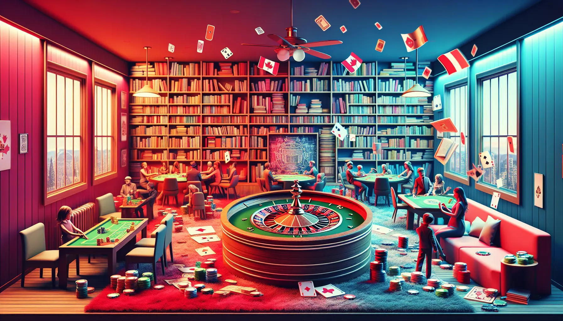 Bookyspin Casino playroom atmosphere